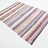 5x7 Modern Mid Century Handmade Kilim Rug, 161x220Cm