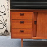 Teak sideboard sliding doors from the 60s