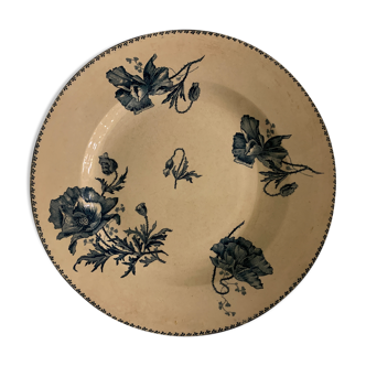Plat Sarreguemines modèle Féria art nouveau