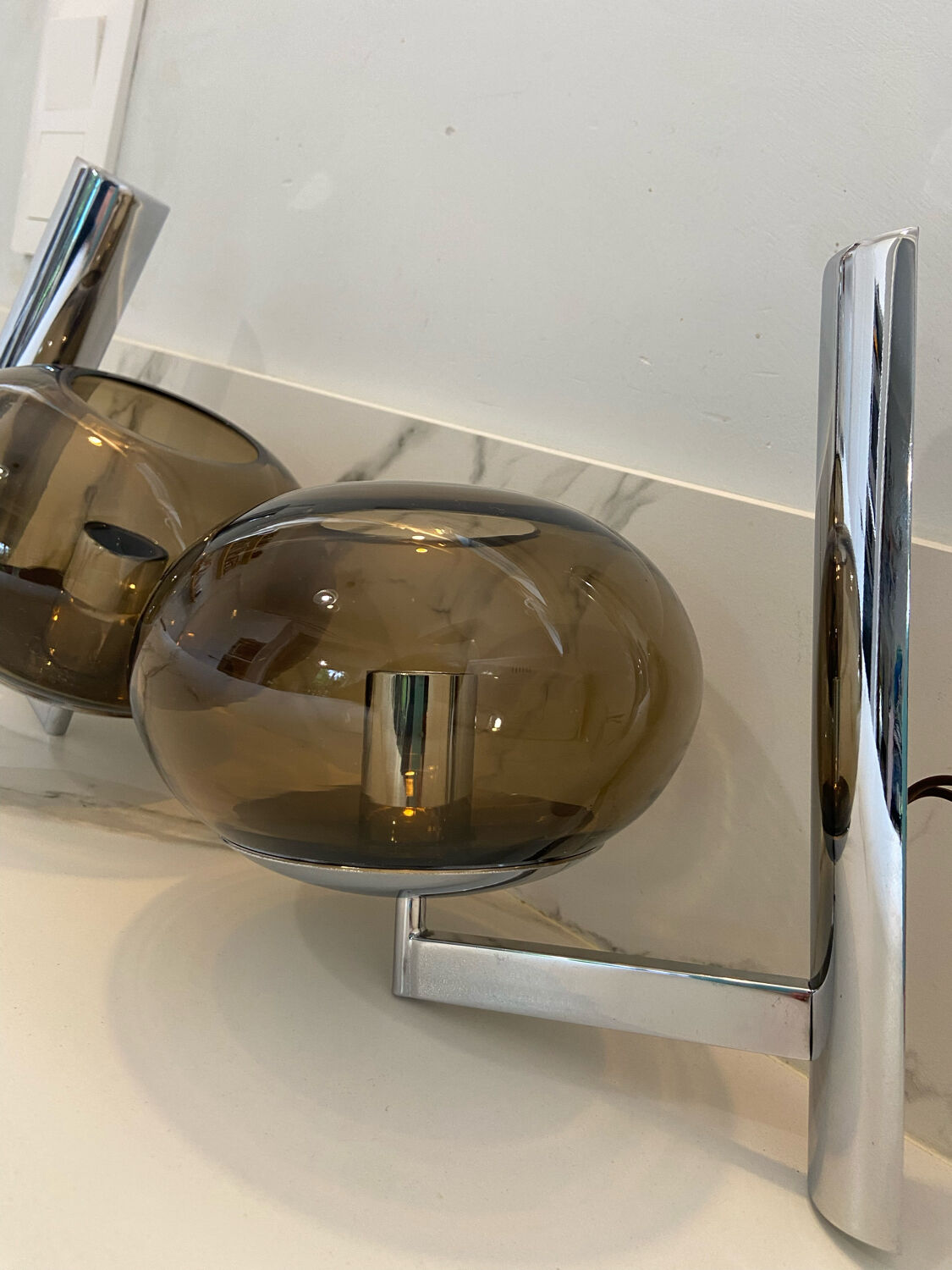 Pair of sciolari wall lamps