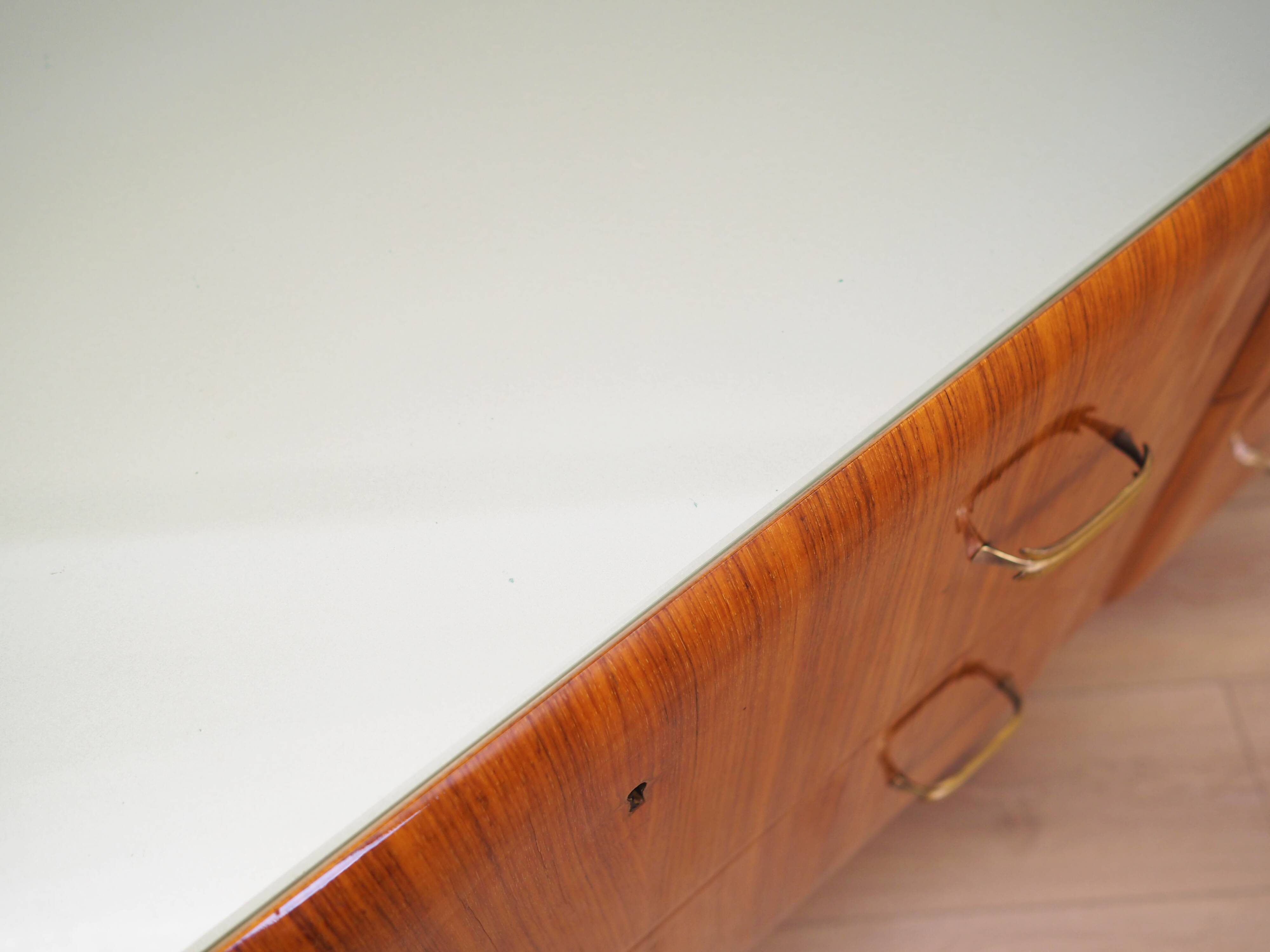 Mahogany chest of drawers, Italian design, 1960s, production: Italy