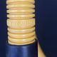 Yellow Hebi lamp by Isao Hosoe for Valenti, vintage pop yellow from the 1970s.