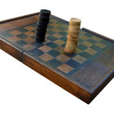 checkers and backgammon game