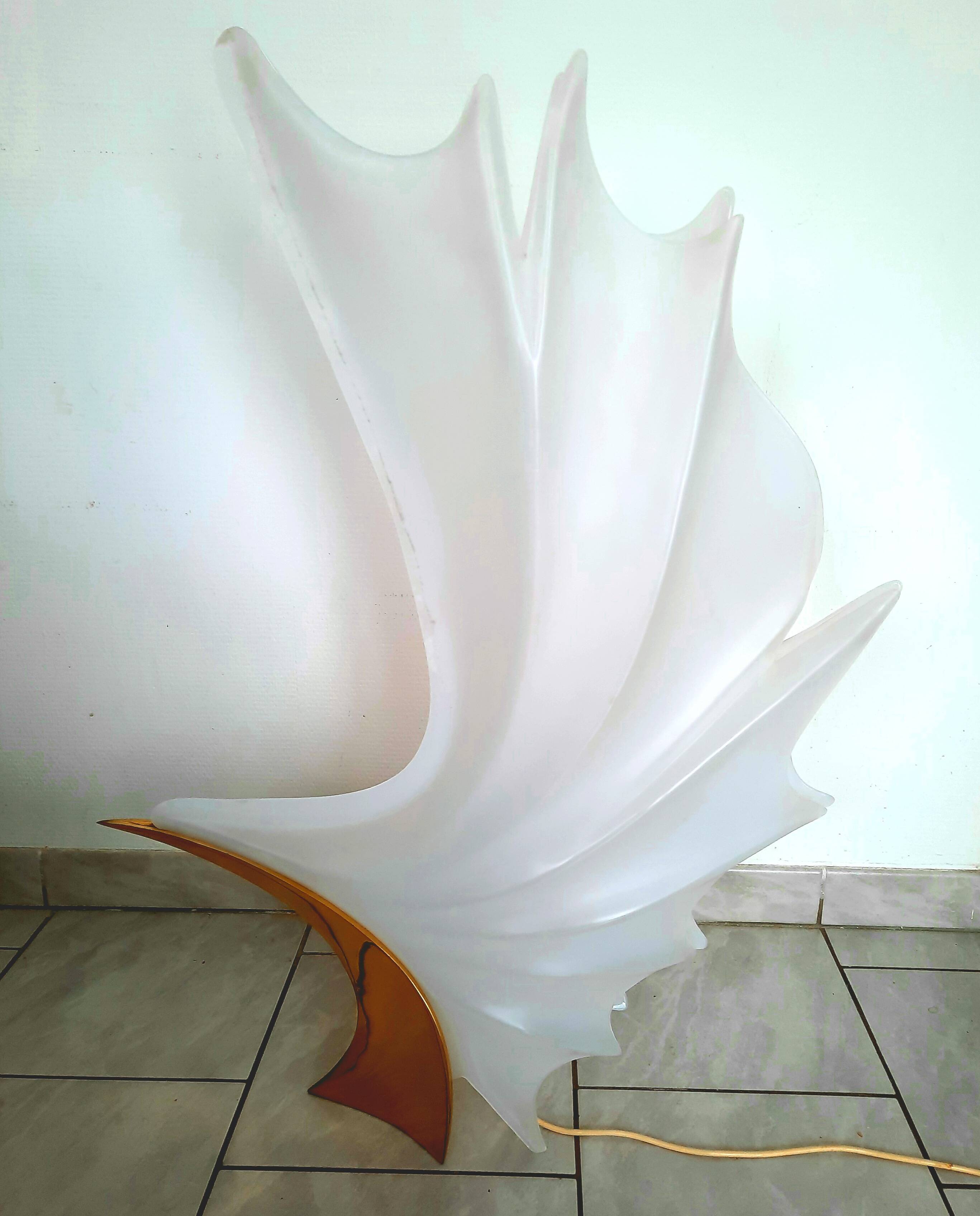 Large table lamp by rougier from the 70s