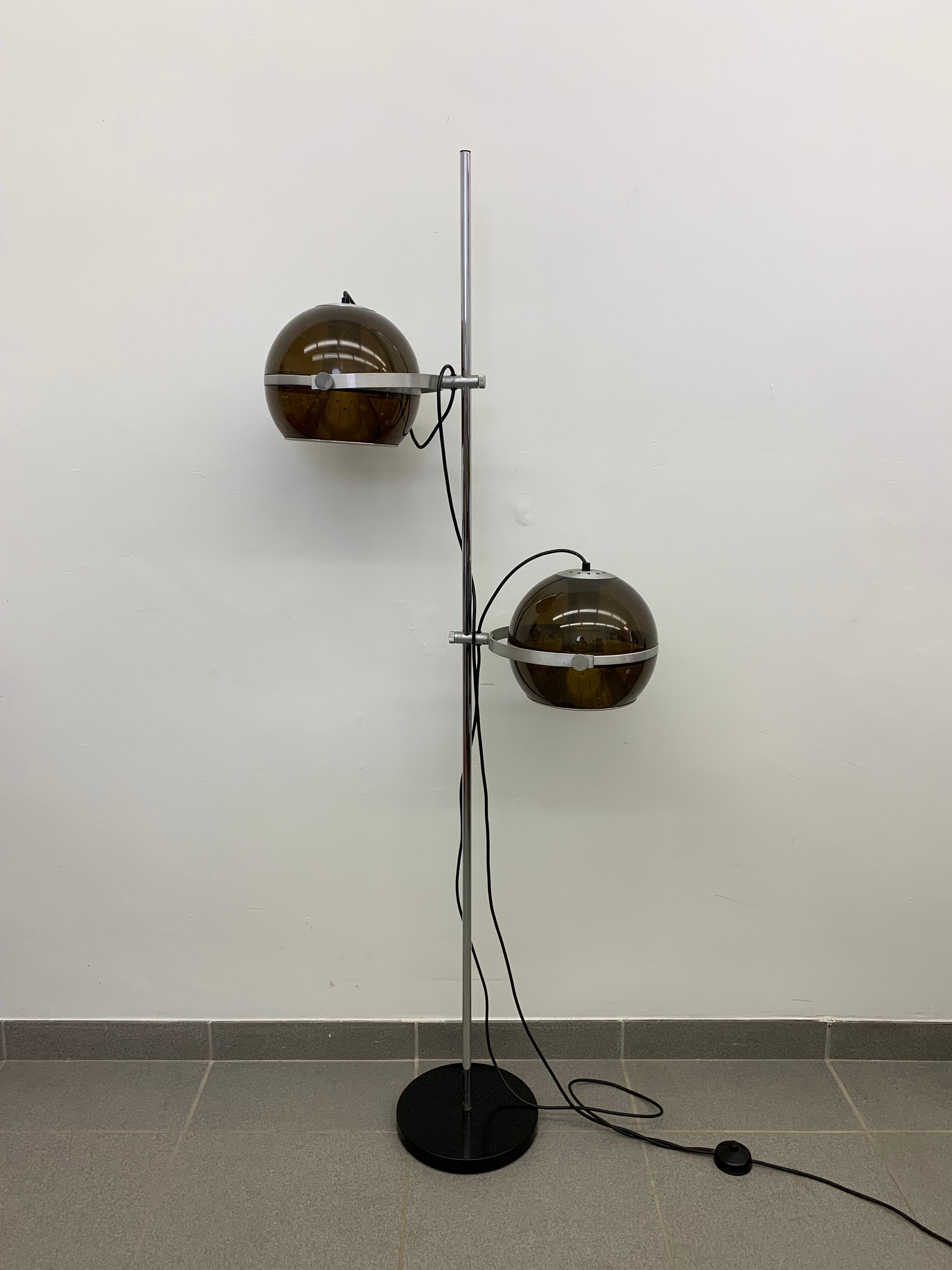 Vintage Dijkstra globe floor lamp , 1970