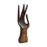 Main baguier en bois