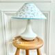 Ceramic lamp lampshade flowers