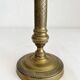 Antique brass candlestick candle holder decorated vintage