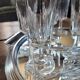 70's Glass Champagne Flutes