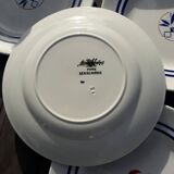 Dinnerware set for 6 people 15 pieces Sarreguemines model Marianne