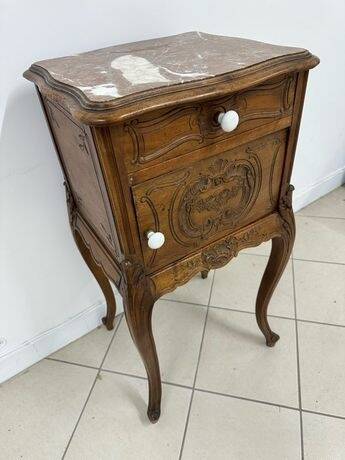 Antique bedside table