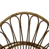 Rattan chair by Dirk van Sliedregt Rohe Noordwolde 1960 in the Netherlands