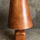 Grande lampe vintage en cuir
