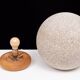 Ball lamp on Pine base 1970 France