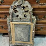 Miroir en bois dore à parcloses du XI ème siècle n35