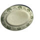 Large antique serving dish Sarreguemines Palmyre – floral earthenware v