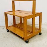 20th century folding coffee table in solid fir