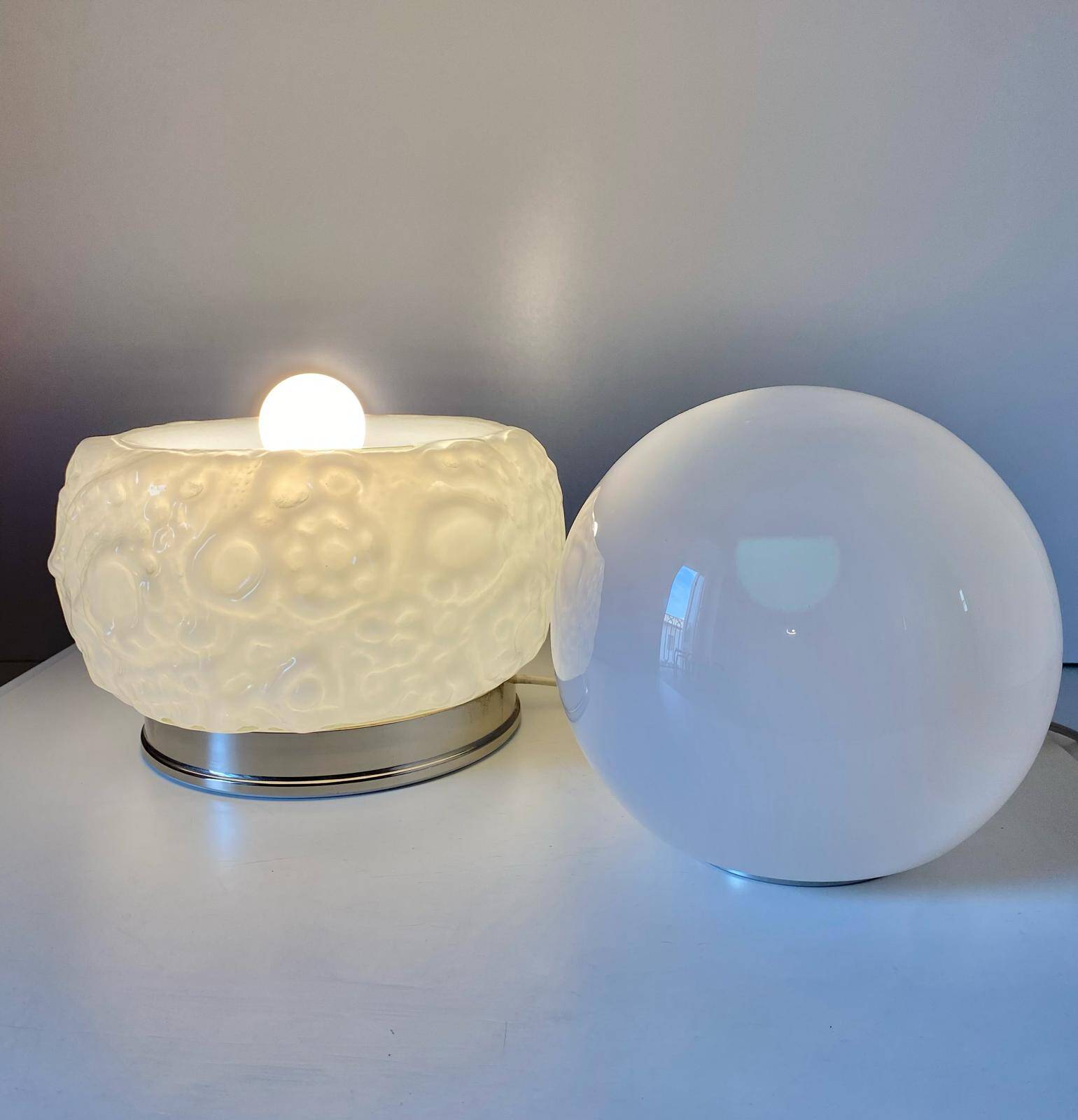Murano glass table lamp, style Carlo Nason for Mazzega, Italy 1970s