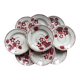 Ensemble de 9 Assiettes creuses Terre de fer Badonviller