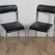 Pair of chrome chairs