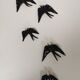 Batch of ceramic swallows