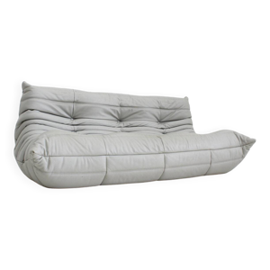 Canapé 3 places vintage - gris