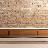 Teak TV stand / cabinet with 4 storage spaces