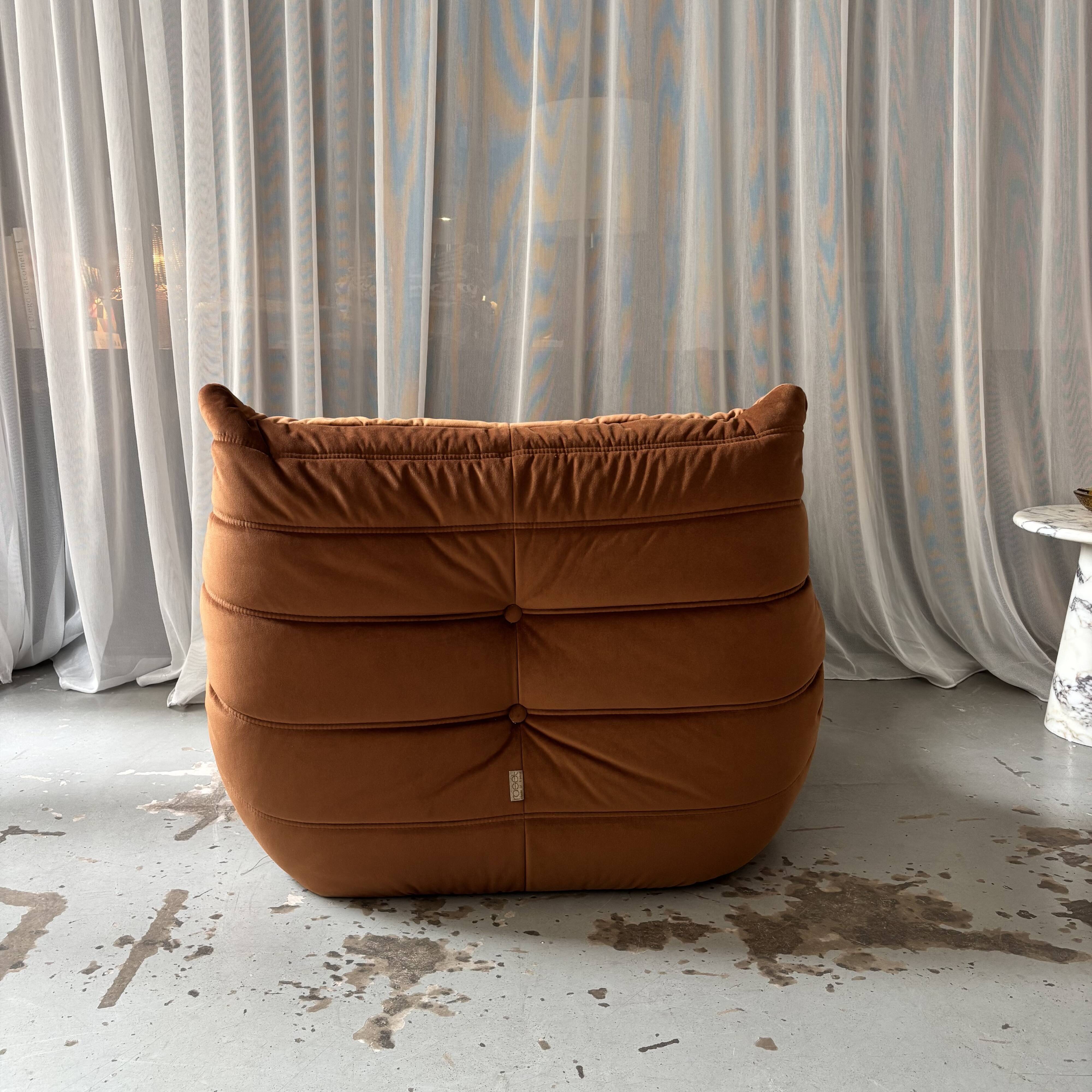 Brown Togo armchair
