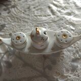 Salt shaker pepper shaker and mustard pot