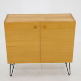 1970s Upcycled Birch Cabinet, Czechoslovakia - very good original conditon with minor signs of use -