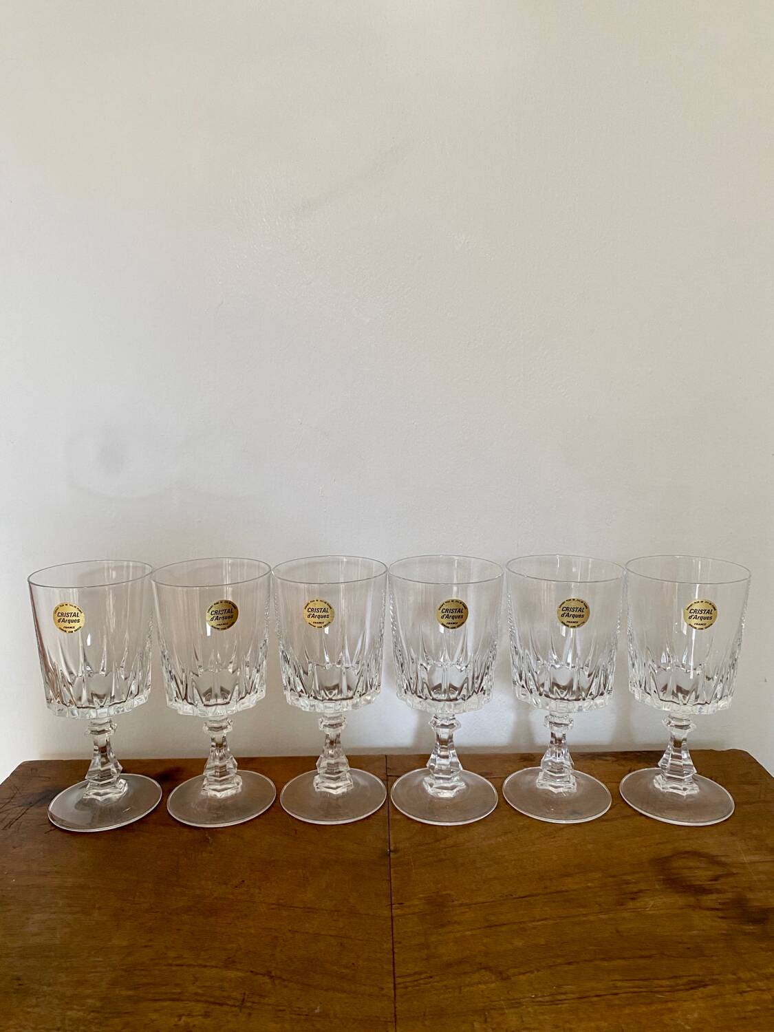 Vintage crystal stemware