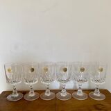 Vintage crystal stemware