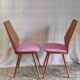 Duo of wooden chairs by Baumann - 60s/70s