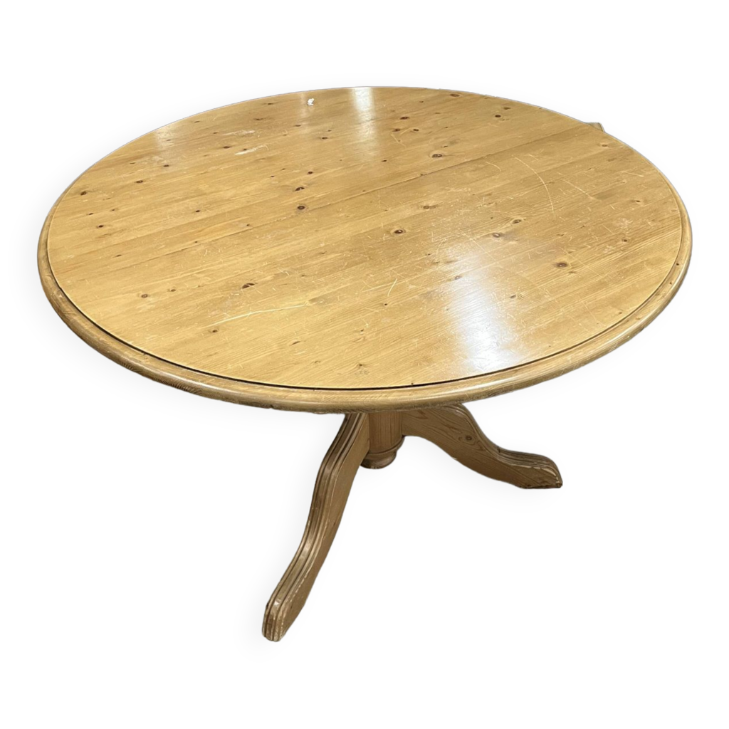 Table ronde equipée d'une rallonge de la marque interieur | Selency