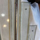 11 bevelled glass cleanliness plaques + 4 Art Deco glass plaques