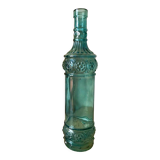 Bouteille en verre décorée