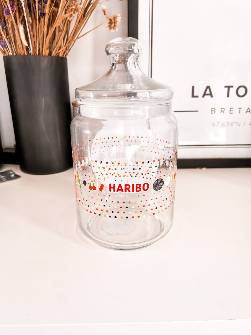 HARIBO Bonbonnière en verre