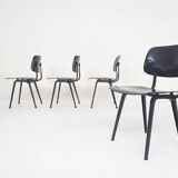 Set of four Friso Kramer for Ahrend de Cirkel "Revolt" dining chairs, The Netherlands 1993