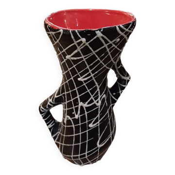 Beautiful Vintage Vase, Vallauris Ceramics 1950, 1960