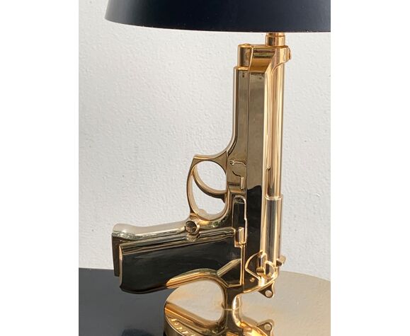 Lamp Bedside gun weapon Beretta by Philippe Starck for FLos, 2005 | Selency