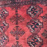 Tapis ancien selle turkmen 97x162 cm