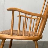 Mid-Century rocking chair model WK-S 7 in beech by Arno Lambrecht for Wk Möbel, 1950s.