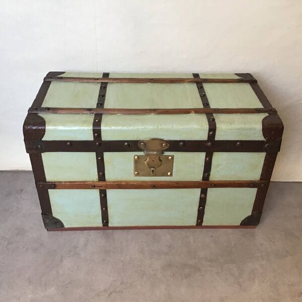 Malle ancienne rare Courrier petit gabarit