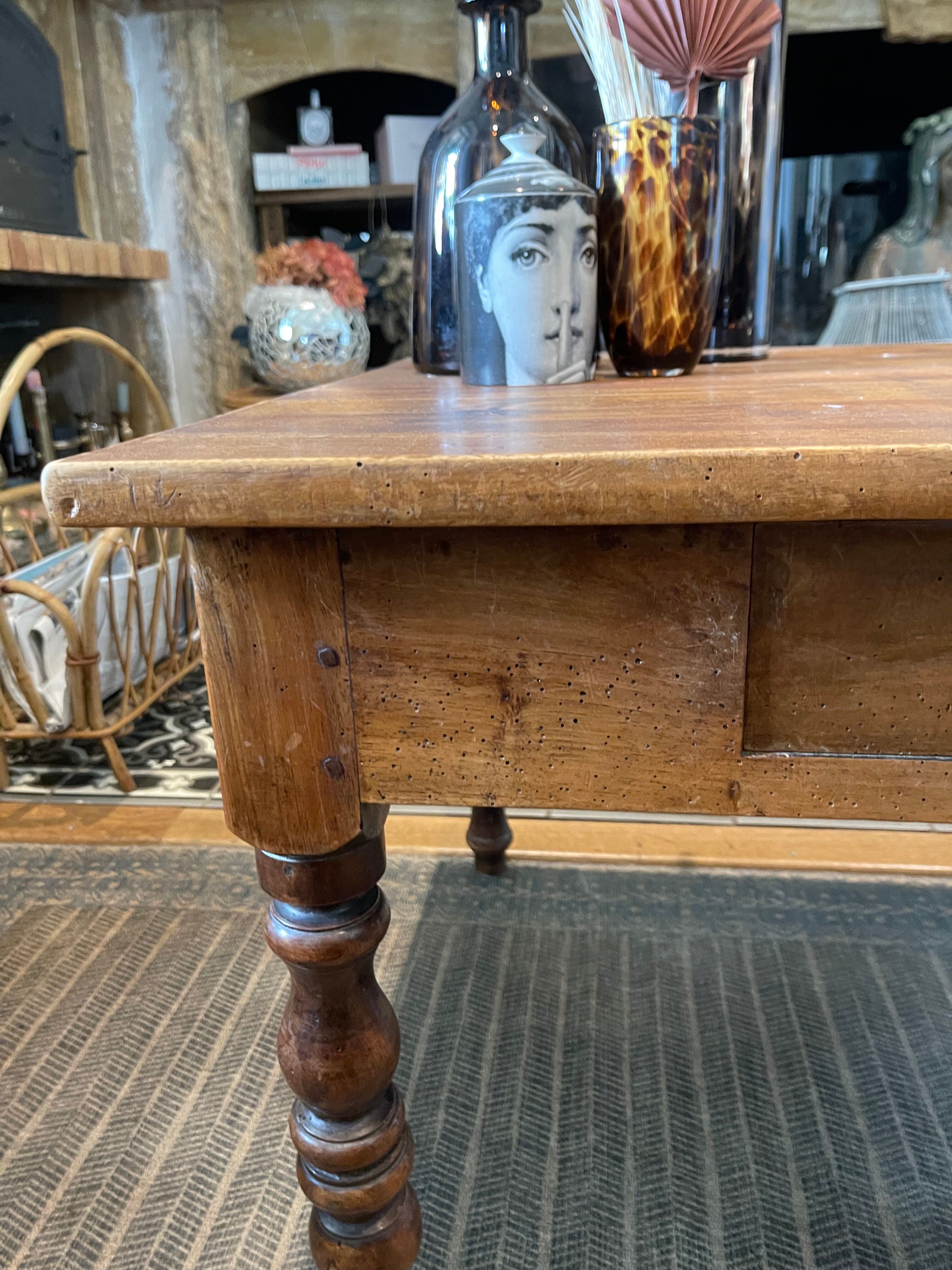 Wooden coffee table