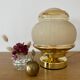 Vintage art deco globe table lamp