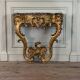 Regency console with a dragon, carved and gilded wood, Paris circa 1720