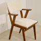 Scandinavian wooden chair 1950