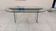 Table de salle a manger en verre vintage année 70 design Italien