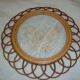 Naturalized butterfly, rattan support from 1970