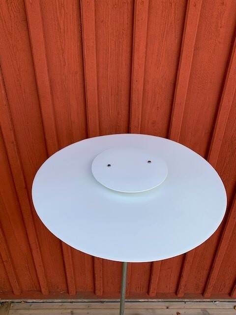 Scandinavian metal floor lamp from the 70s/80s